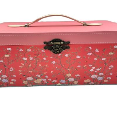 Luxury Food Cake Paper Box Pink Gift Box Packaging With Lock