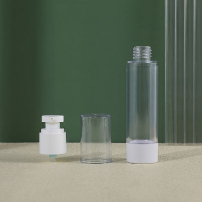 1oz 2oz 3oz 4oz 80ml 100ml 120ml Refillable Airless Lotion Pump Bottle featuring Customized Colors and Frosted Finish
