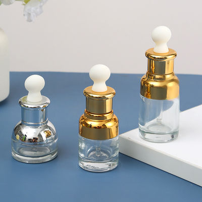 Customized Colors Glass Bottle Alu dropper Senior PAK Warehouse Pipette Oils Serum Ear Dropper Oil Bottle Chemist Glass Dropper Bottles
